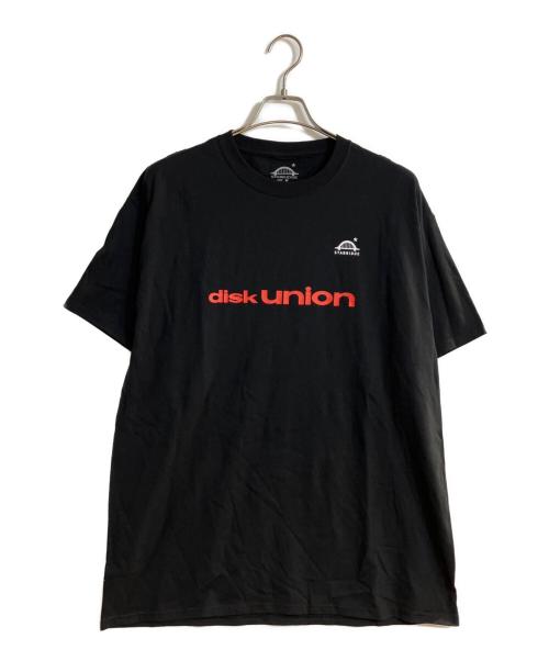 STABRIDGE（スタブリッジ）STABRIDGE (スタブリッジ) DISK UNION (ディスクユニオン) プリントTシャツ ブラック サイズ:XLの古着・服飾アイテム
