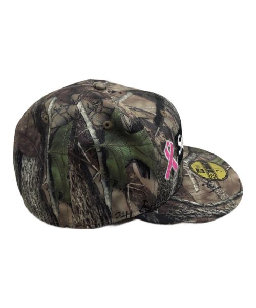 SUPREME（シュプリーム）Supreme (シュプリーム) New Era (ニューエラ) Breast Cancer Awareness Box Logo グリーン サイズ:7 2/1の古着・服飾アイテム