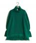 sacai（サカイ）の古着「グランリボンフリンジニット」｜グリーン