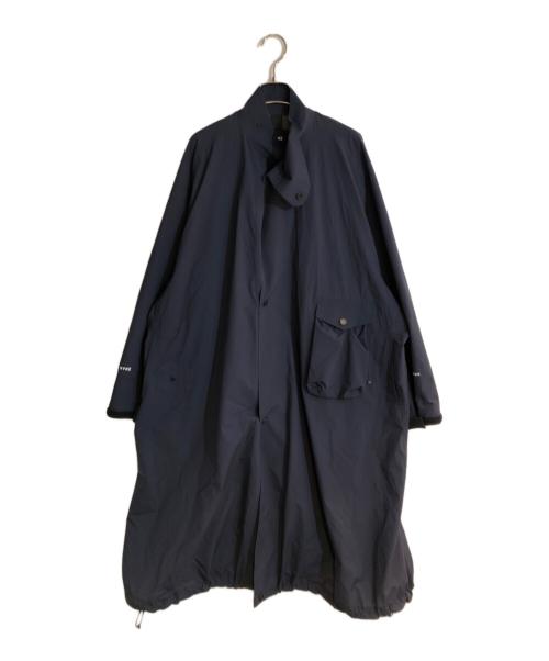 HYKE（ハイク）HYKE (ハイク) PERTEX MILITARY COAT/パーテックスミリタリーコート ネイビー サイズ:Sの古着・服飾アイテム
