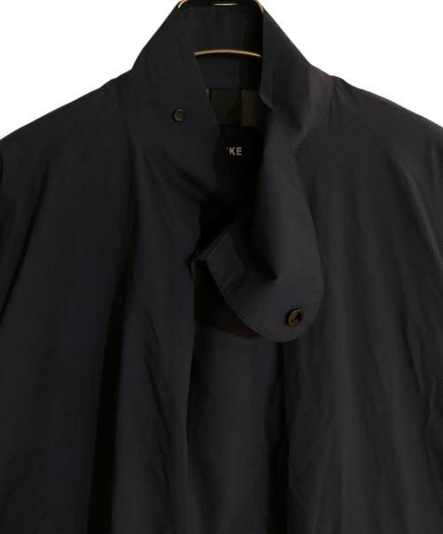 HYKE（ハイク）HYKE (ハイク) PERTEX MILITARY COAT/パーテックスミリタリーコート ネイビー サイズ:Sの古着・服飾アイテム