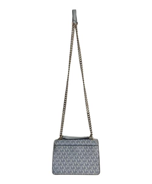 MICHAEL KORS（マイケル・コース）MICHAEL KORS (マイケル・コース) MKチェーンショルダーバッグ ブルーの古着・服飾アイテム