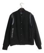 EMPORIO ARMANIエンポリオアルマーニ）の古着「ウールカシミヤボンバージャケット」｜ブラック