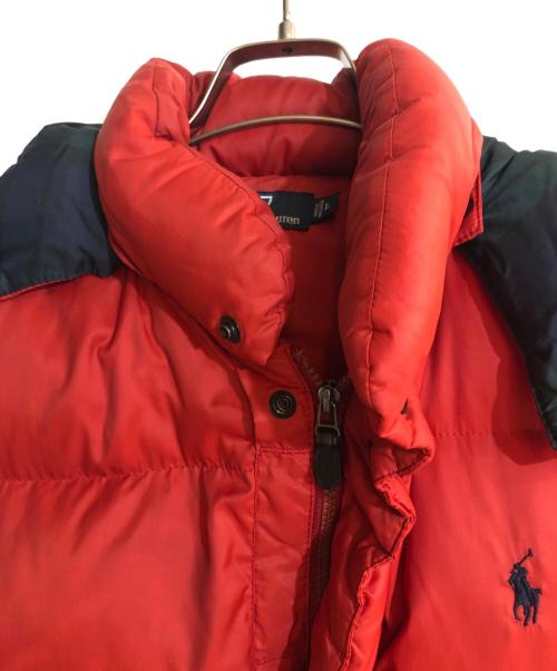 POLO RALPH LAUREN（ポロ・ラルフローレン）POLO RALPH LAUREN (ポロ・ラルフローレン) ダウンベスト レッド サイズ:Ｌの古着・服飾アイテム