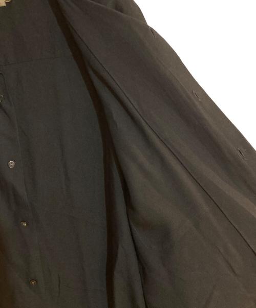 ck Calvin Klein（シーケーカルバンクライン）ck Calvin Klein (シーケーカルバンクライン) レーヨンオープンカラーシャツ ネイビー サイズ:Ｌの古着・服飾アイテム