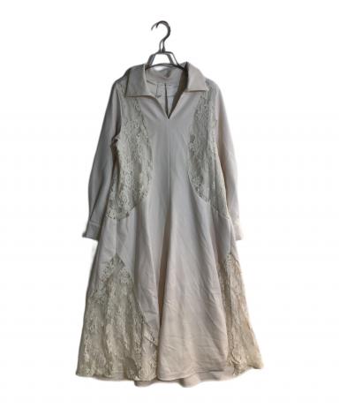 激レアanuans新品未使用タグ付店舗限定品ワンピース定価27500円 中古・古着通販】anuans (アニュアンス) ブーケレーススウィッチフレア