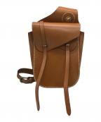 HUNTING WORLDハンティングワールド）の古着「レザースリングバッグ」｜ブラウン