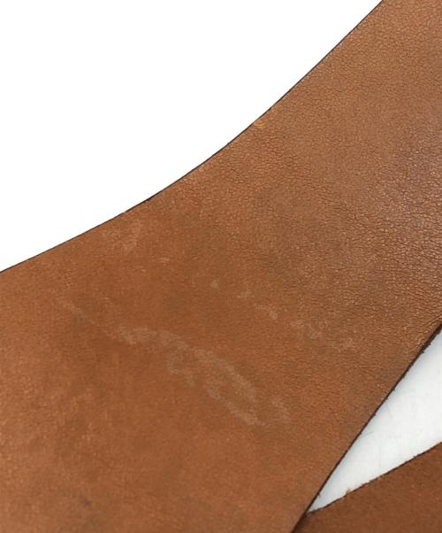 HUNTING WORLD（ハンティングワールド）HUNTING WORLD (ハンティングワールド) レザースリングバッグ ブラウンの古着・服飾アイテム