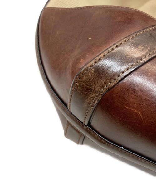 HUNTING WORLD（ハンティングワールド）HUNTING WORLD (ハンティングワールド) 2WAYキャンバストートバッグ ブラウンの古着・服飾アイテム