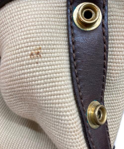 HUNTING WORLD（ハンティングワールド）HUNTING WORLD (ハンティングワールド) 2WAYキャンバストートバッグ ブラウンの古着・服飾アイテム