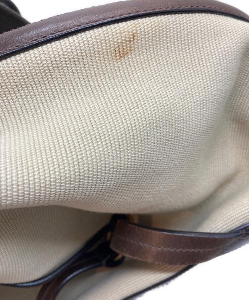 HUNTING WORLD（ハンティングワールド）HUNTING WORLD (ハンティングワールド) 2WAYキャンバストートバッグ ブラウンの古着・服飾アイテム