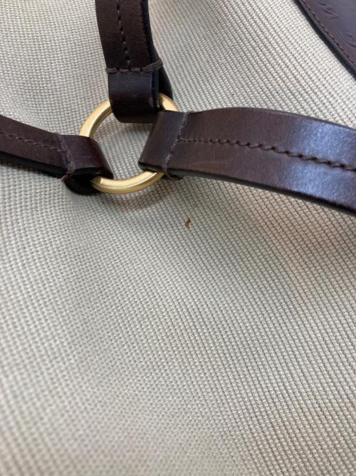 HUNTING WORLD（ハンティングワールド）HUNTING WORLD (ハンティングワールド) 2WAYキャンバストートバッグ ブラウンの古着・服飾アイテム