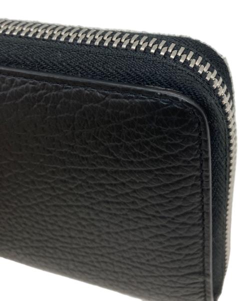 Maison Margiela（メゾンマルジェラ）Maison Margiela (メゾンマルジェラ) 4ステッチ グレインレザー ジップアラウンド ブラックの古着・服飾アイテム