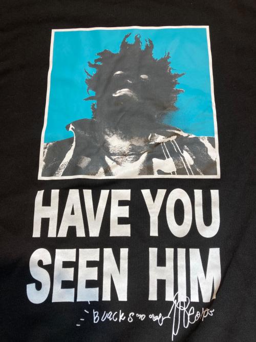 TIGHTBOOTH PRODUCTION（タイトブースプロダクション）TIGHTBOOTH PRODUCTION (タイトブースプロダクション) HAVE YOU SEEN HIM CREW SWEAT ブラック サイズ:Ｌの古着・服飾アイテム