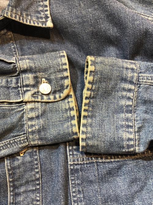 RRL（ダブルアールエル）RRL (ダブルアールエル) 3つ星タグデニムシャツ インディゴ サイズ:Ｌの古着・服飾アイテム