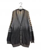 GIORGIO ARMANIジョルジョアルマーニ）の古着「3Dニットカーディガン」｜パープル