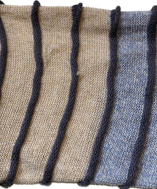 GIORGIO ARMANI（ジョルジョアルマーニ）GIORGIO ARMANI (ジョルジョアルマーニ) 3Dニットカーディガン パープル サイズ:52の古着・服飾アイテム