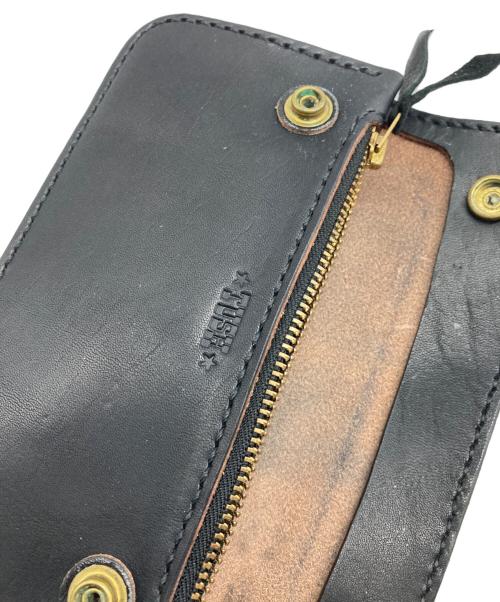 TUSH（タッシュ）TUSH (タッシュ) Trucker Wallet/トラッカーウォレット ブラックの古着・服飾アイテム