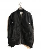 sacaiサカイ）の古着「Nylon Twill Blouson/ナイロンツイルブルゾン」｜ブラック