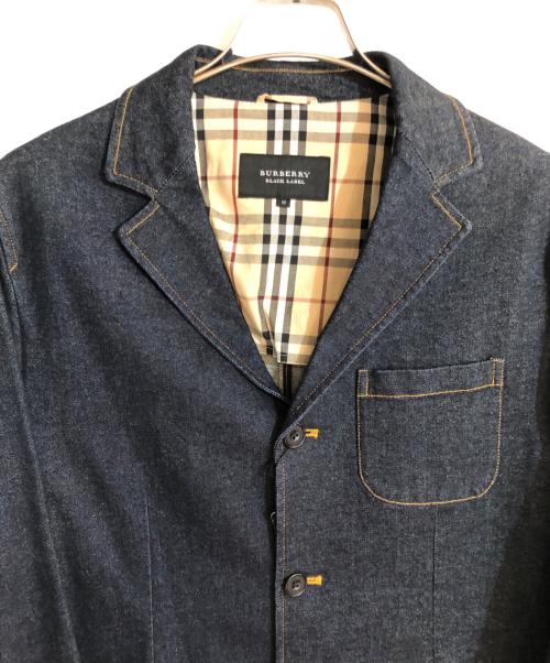 BURBERRY BLACK LABEL（バーバリーブラックレーベル）BURBERRY BLACK LABEL (バーバリーブラックレーベル) デニムテーラードジャケット インディゴ サイズ:M 未使用品の古着・服飾アイテム