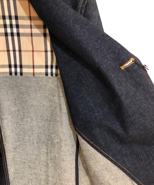 BURBERRY BLACK LABEL（バーバリーブラックレーベル）BURBERRY BLACK LABEL (バーバリーブラックレーベル) デニムテーラードジャケット インディゴ サイズ:M 未使用品の古着・服飾アイテム