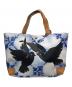 Vivienne Westwood（ヴィヴィアンウエストウッド）の古着「バードプリントトートバッグ」｜ブルー