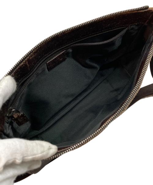 GUCCI（グッチ）GUCCI (グッチ) GGキャンバスショルダーバッグ ベージュの古着・服飾アイテム