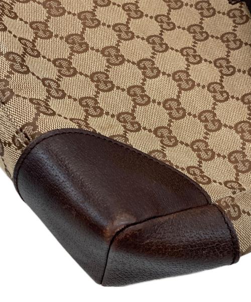 GUCCI（グッチ）GUCCI (グッチ) GGキャンバスショルダーバッグ ベージュの古着・服飾アイテム