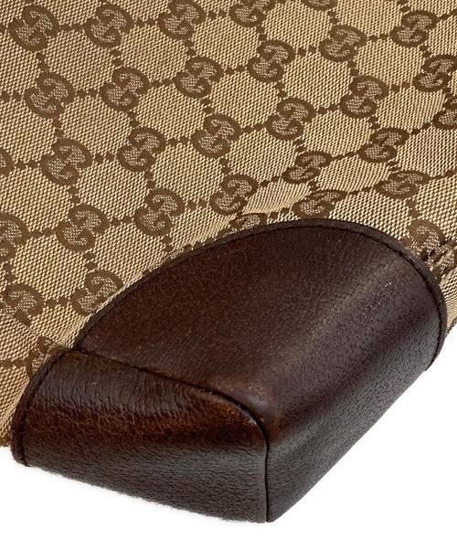 GUCCI（グッチ）GUCCI (グッチ) GGキャンバスショルダーバッグ ベージュの古着・服飾アイテム