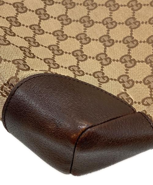 GUCCI（グッチ）GUCCI (グッチ) GGキャンバスショルダーバッグ ベージュの古着・服飾アイテム