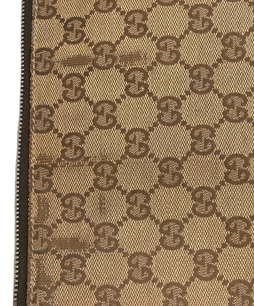 GUCCI（グッチ）GUCCI (グッチ) GGキャンバスショルダーバッグ ベージュの古着・服飾アイテム