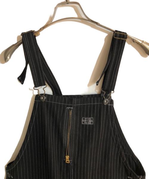 SCHOTT BROS.（ショット）SCHOTT BROS. (ショットブロス) OLD HICKORY OVERALL/オールド ヒッコリー オーバーオール ブラック サイズ:Ｍの古着・服飾アイテム
