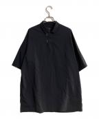 teatoraテアトラ）の古着「CAPSULESNAP POLO SHIRT DR」｜ブラック