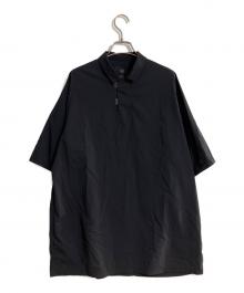 teatora（テアトラ）の古着「CAPSULESNAP POLO SHIRT DR」｜ブラック