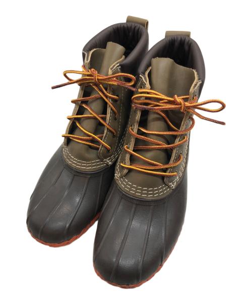 L.L.Bean（エルエルビーン）L.L.Bean (エルエルビーン) umbled Leather Bean Boots オリーブ サイズ:7Mの古着・服飾アイテム