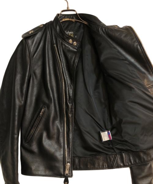 Schott（ショット）Schott (ショット) STAND ONESTAR/スタンドワンスター ライダースジャケット ブラック サイズ:34の古着・服飾アイテム