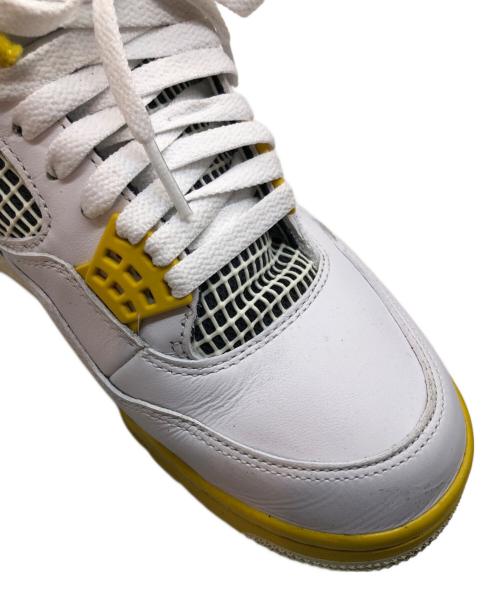 NIKE（ナイキ）NIKE (ナイキ) AIR JORDAN4 イエロー サイズ:27.5の古着・服飾アイテム