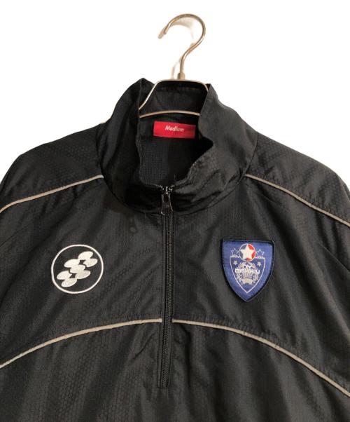 SUPREME（シュプリーム）Supreme (シュプリーム) Reflective Piping Pullover/リフレクティブパイピングプルオーバー  ブラック サイズ:Mの古着・服飾アイテム