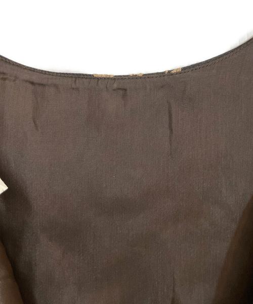 Max Mara Studio（マックスマーラ ストゥディオ）Max Mara Studio (マックスマーラ ストゥディオ) シルク混ジャガードワンピース ブラック サイズ:38の古着・服飾アイテム