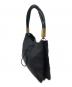 GUCCI (グッチ) レザーハンドバッグ ブラック：35000円