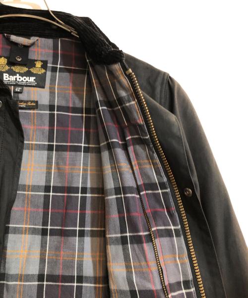 Barbour（バブアー）Barbour (バブアー) SL BORDER オイルドフィールドコート ブラック サイズ:42の古着・服飾アイテム