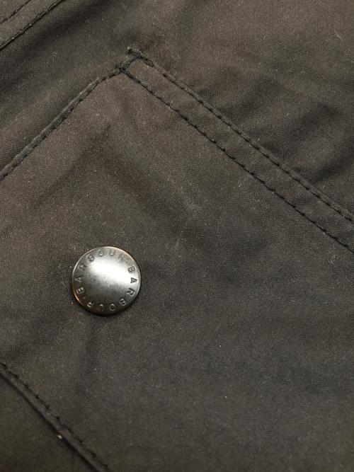 Barbour（バブアー）Barbour (バブアー) SL BORDER オイルドフィールドコート ブラック サイズ:42の古着・服飾アイテム