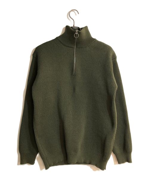 nanamica（ナナミカ）nanamica (ナナミカ) HALF ZIP SWEATER/ハーフジップセーター グリーン サイズ:Ｓの古着・服飾アイテム