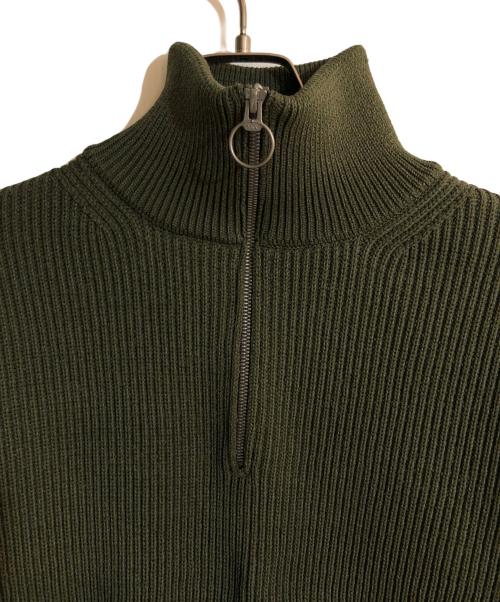 nanamica（ナナミカ）nanamica (ナナミカ) HALF ZIP SWEATER/ハーフジップセーター グリーン サイズ:Ｓの古着・服飾アイテム