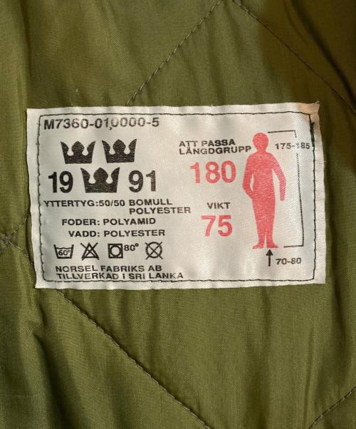 Swedish Military（スウェーデン ミリタリー）Swedish Military (スウェーデン ミリタリー) M90モッズコート グリーン サイズ:180/75の古着・服飾アイテム