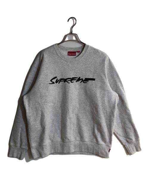 SUPREME（シュプリーム）Supreme (シュプリーム) 20AW Futura Logo Crewneck グレー サイズ:Mの古着・服飾アイテム