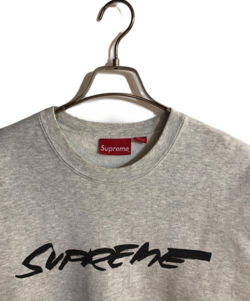 SUPREME（シュプリーム）Supreme (シュプリーム) 20AW Futura Logo Crewneck グレー サイズ:Mの古着・服飾アイテム