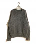 uniform experimentユニフォームエクスペリメント）の古着「MOHAIR CREWNECK KNIT/モヘアクルーネックニット」｜グレー