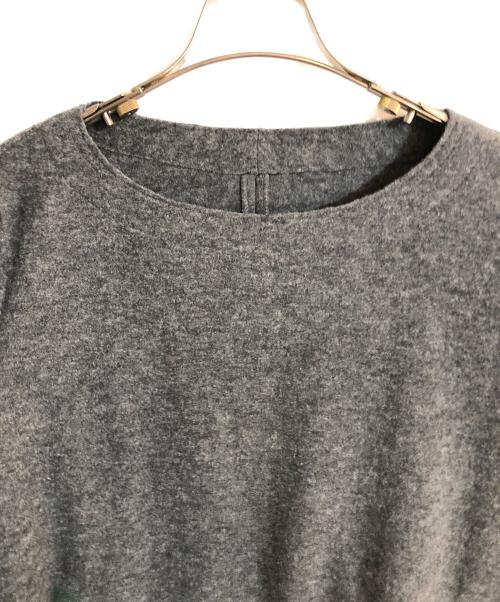 io comme io（イオコムイオ）io comme io (イオコムイオ) ウールニットワンピース グレー サイズ:38の古着・服飾アイテム