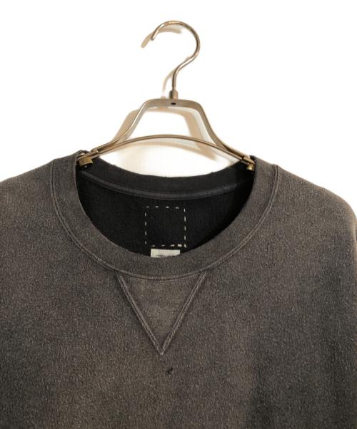 VISVIM（ビズビム）VISVIM (ビズビム) JUMBO SB SWEAT L S CRASH スウェット グレー サイズ:1の古着・服飾アイテム